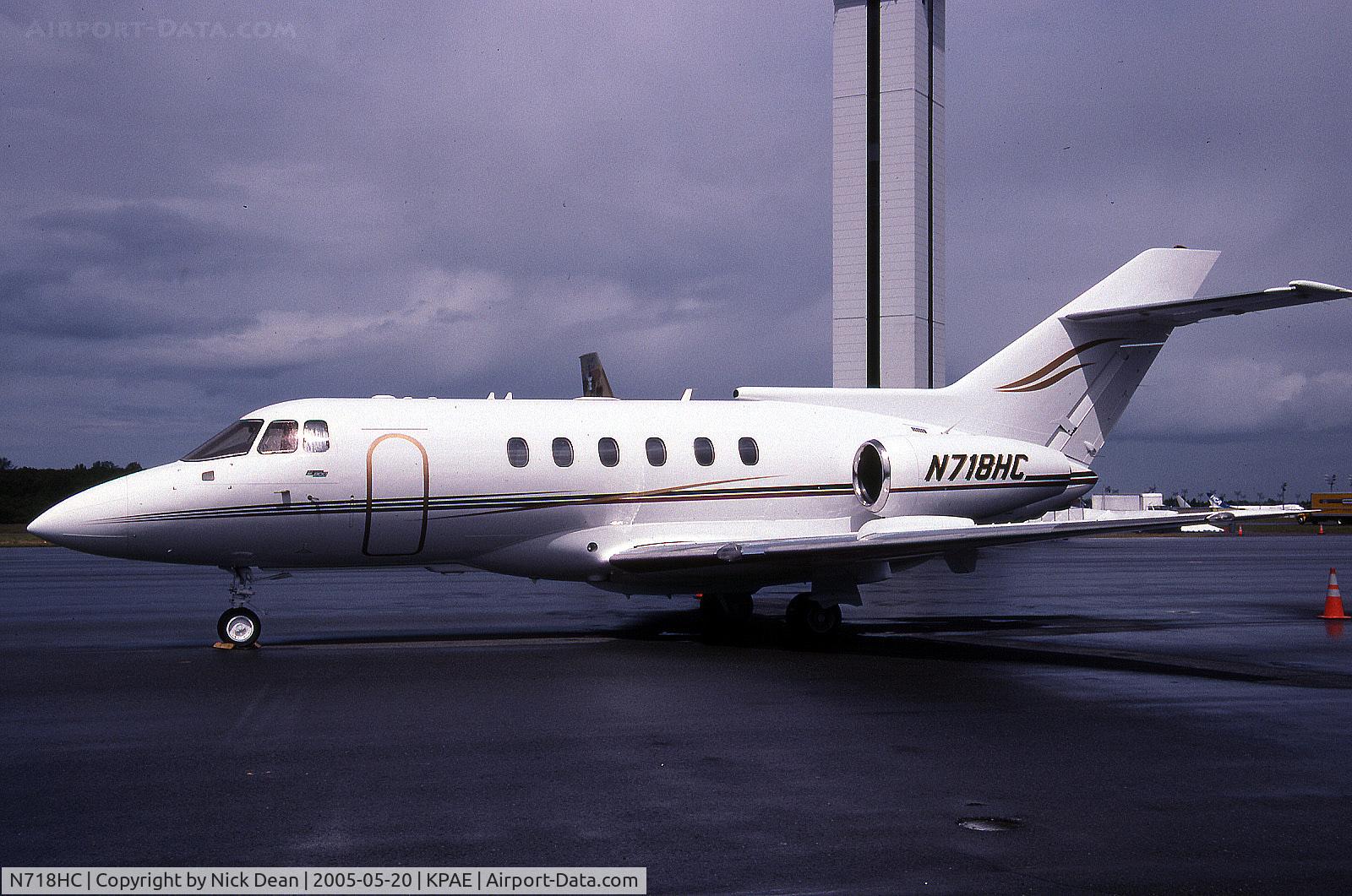 N718HC, 1985 British Aerospace BAe.125 Series 800A C/N 258040, KPAE