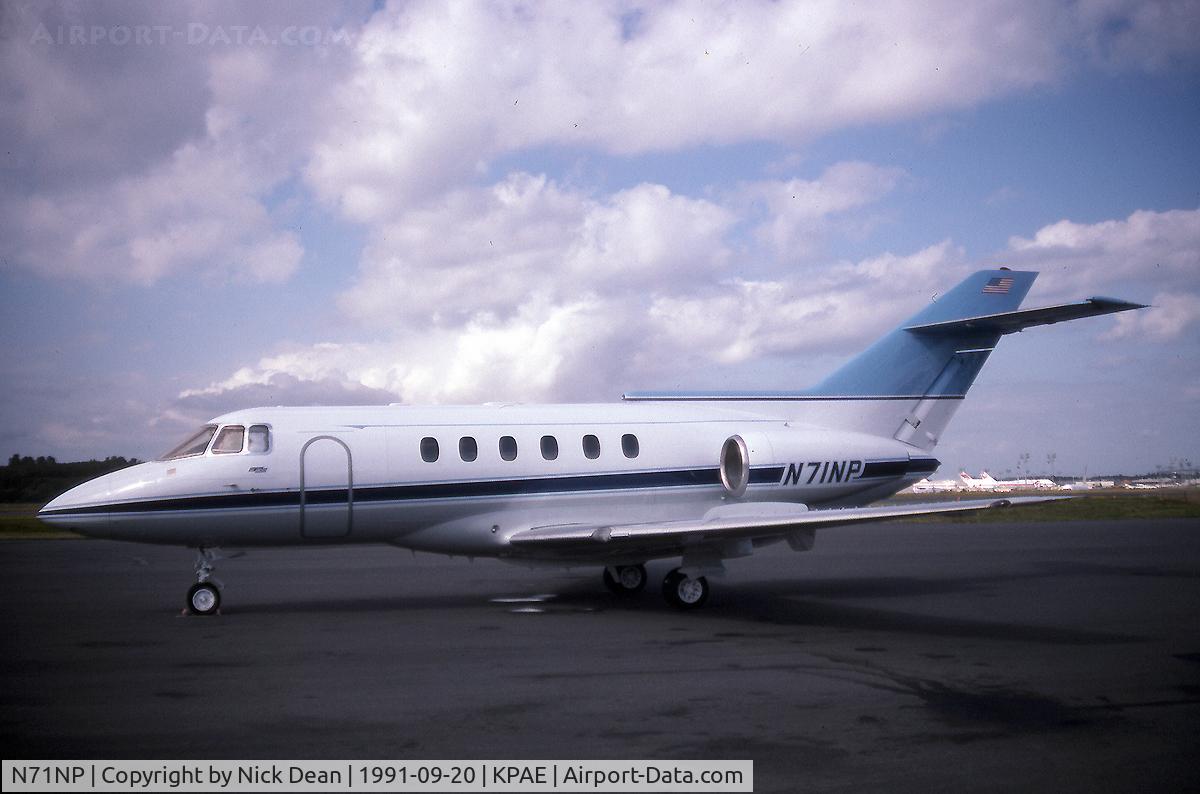 N71NP, 1985 British Aerospace BAe.125 Hawker 800A C/N 258041, KPAE