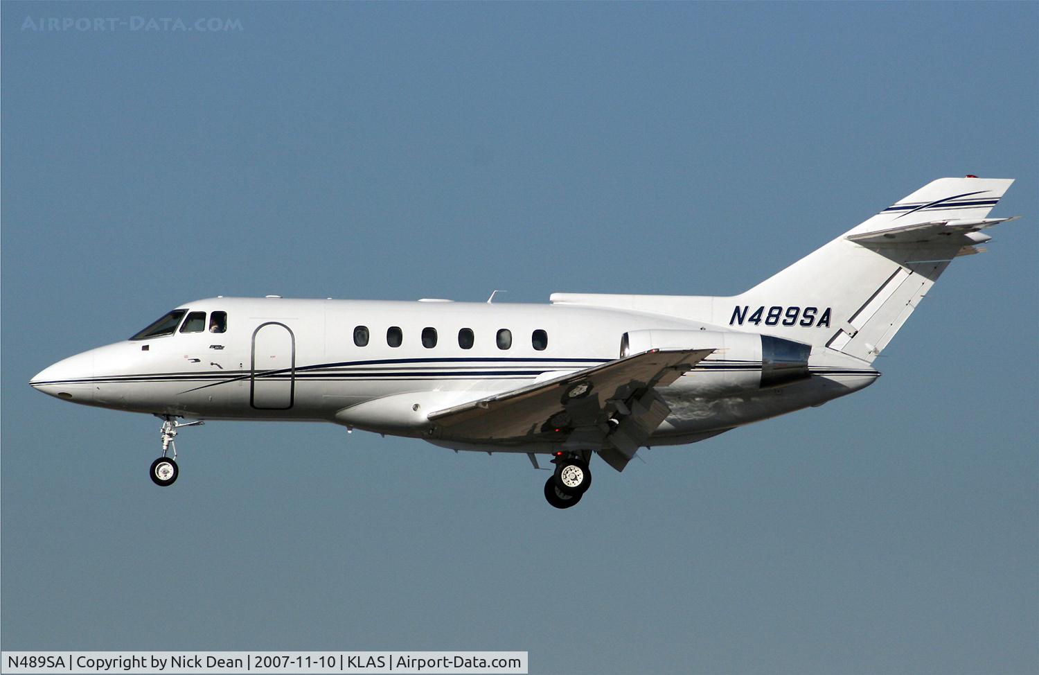 N489SA, British Aerospace BAe.125 Series 800A C/N 258053, KLAS