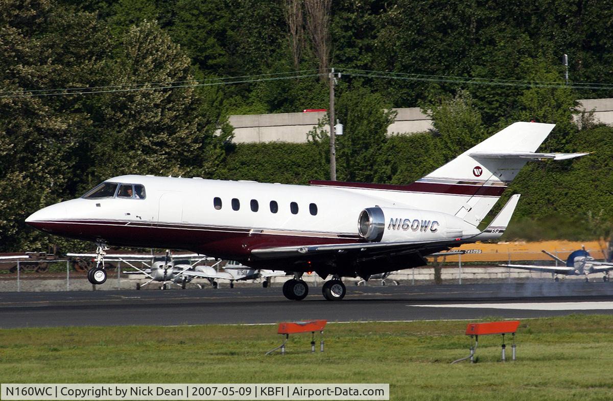N160WC, 1986 British Aerospace BAe.125 Series 800A C/N 258069, KBFI