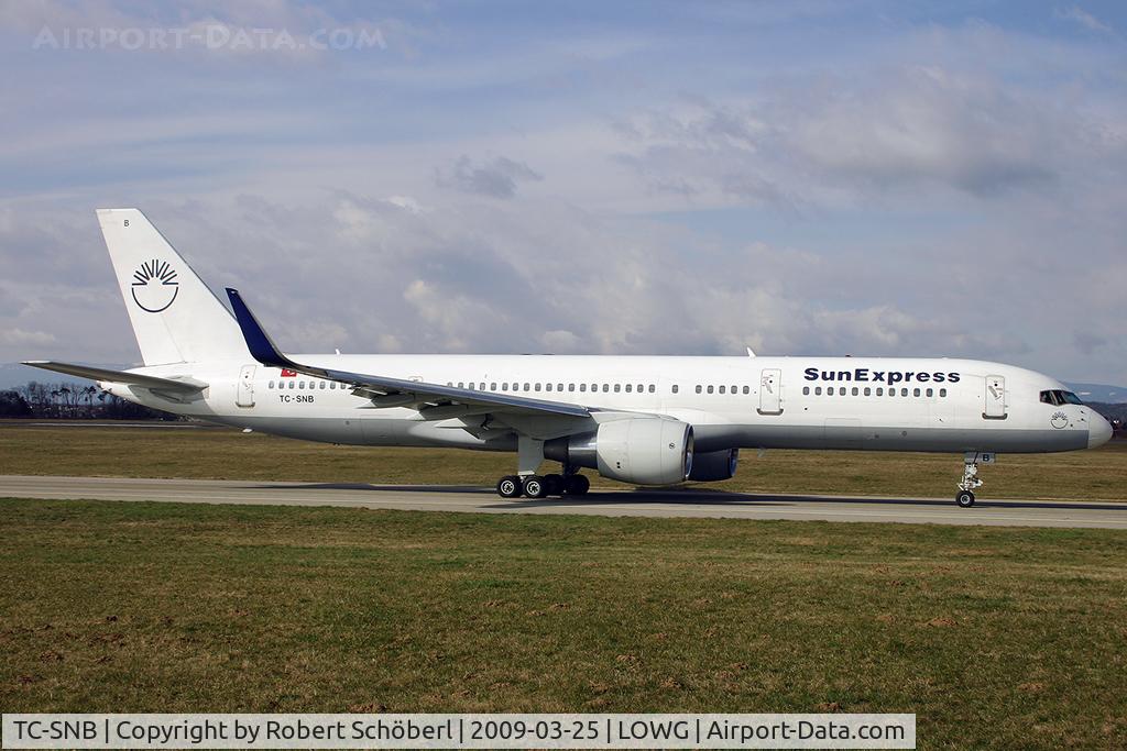 TC-SNB, 1994 Boeing 757-2Q8 C/N 26271, Flight to AYT/LTAI