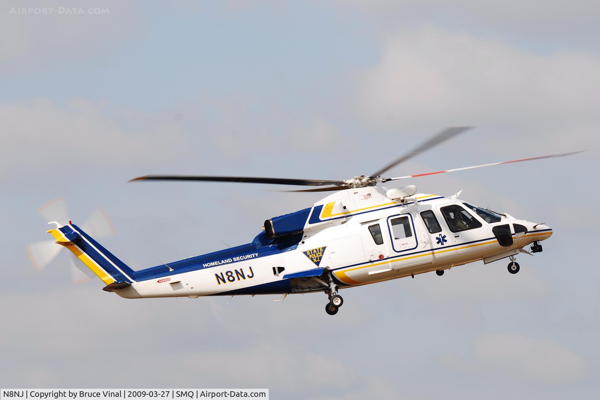 N8NJ, 1991 Sikorsky S-76B C/N 760391, New Jersey State Police Chopper