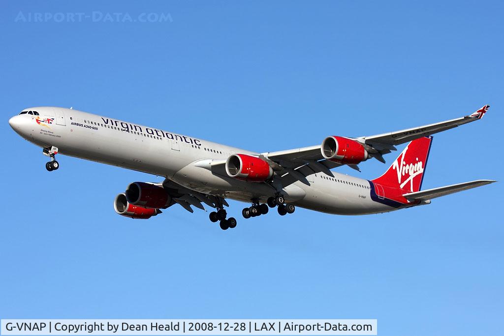 G-VNAP, 2005 Airbus A340-642 C/N 622, Virgin Atlantic G-VNAP 