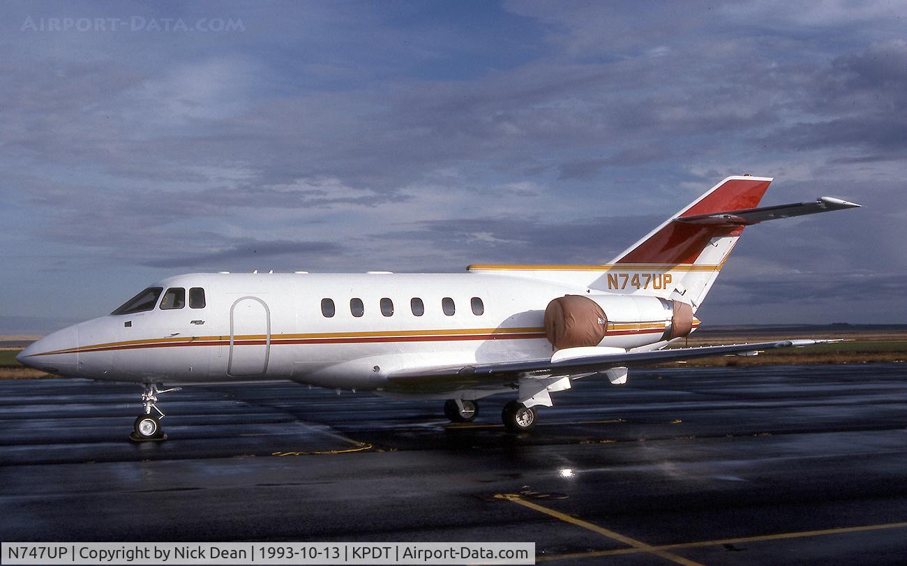 N747UP, 1986 British Aerospace BAe.125 Series 800A C/N 258072, KPDT