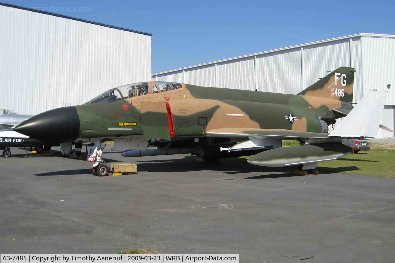 63-7485, 1963 McDonnell F-4C Phanton II C/N 480, Museum of Aviation, Robins AFB