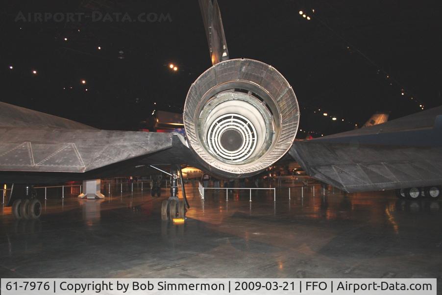 61-7976, 1961 Lockheed SR-71A Blackbird C/N 2027, Lockheed SR-71A at the USAF Museum in Dayton, Ohio.