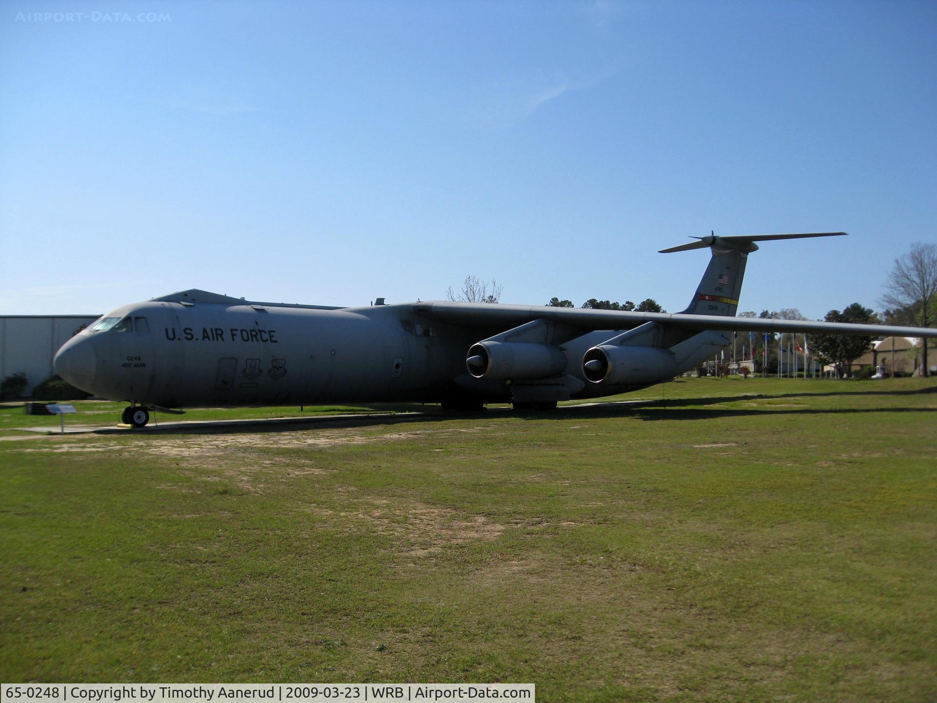 65-0248, 1965 Lockheed C-141A Starlifter C/N 300-6099, Museum of Aviation, Robins AFB