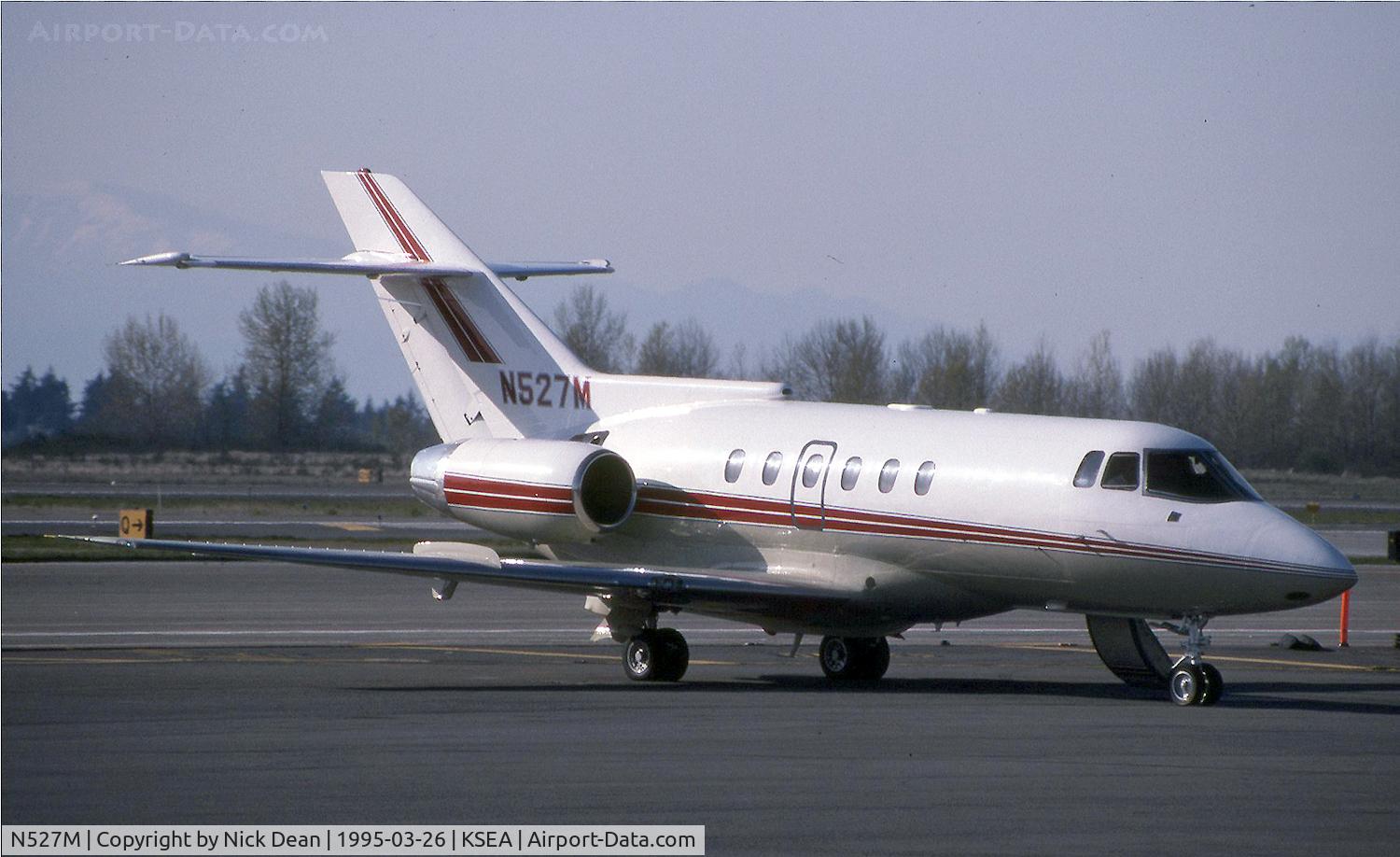 N527M, 1986 British Aerospace BAe.125 Series 800A C/N 258054, KSEA