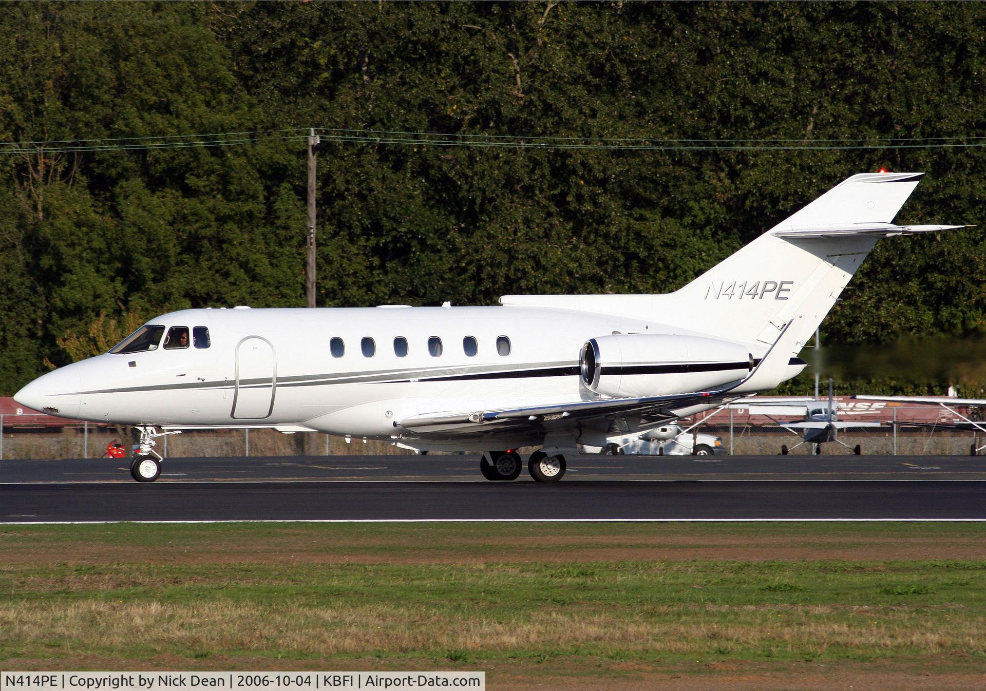 N414PE, 1987 British Aerospace BAe.125 Series 800A C/N 258090, KBFI