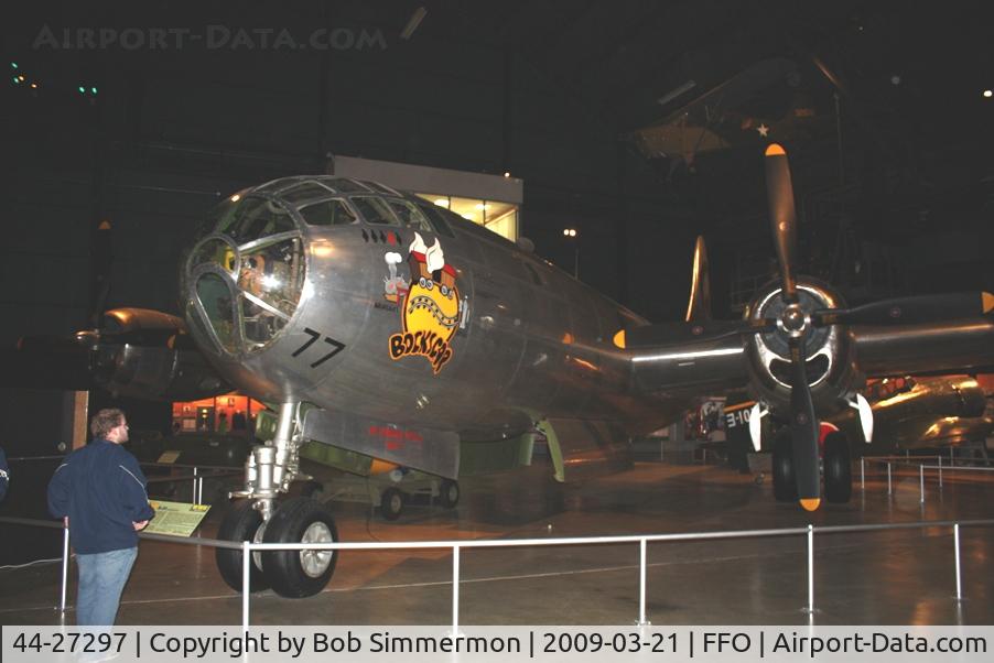 44-27297, 1944 Boeing B-29 Superfortress C/N 3615, 1944 Martin-Omaha B29 built at a cost of $639,000 on display at the USAF Museum in Dayton, Ohio.