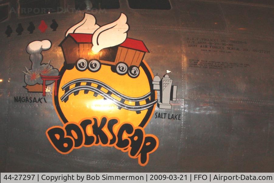 44-27297, 1944 Boeing B-29 Superfortress C/N 3615, 1944 Martin-Omaha B29 built at a cost of $639,000 on display at the USAF Museum in Dayton, Ohio.