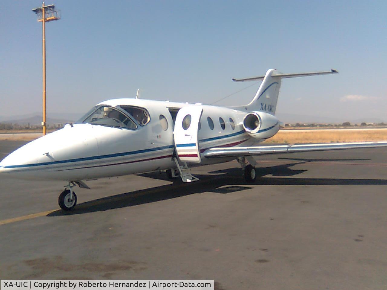 XA-UIC, 1983 Mitsubishi MU-300 C/N A055SA, Parket at Guadalajara