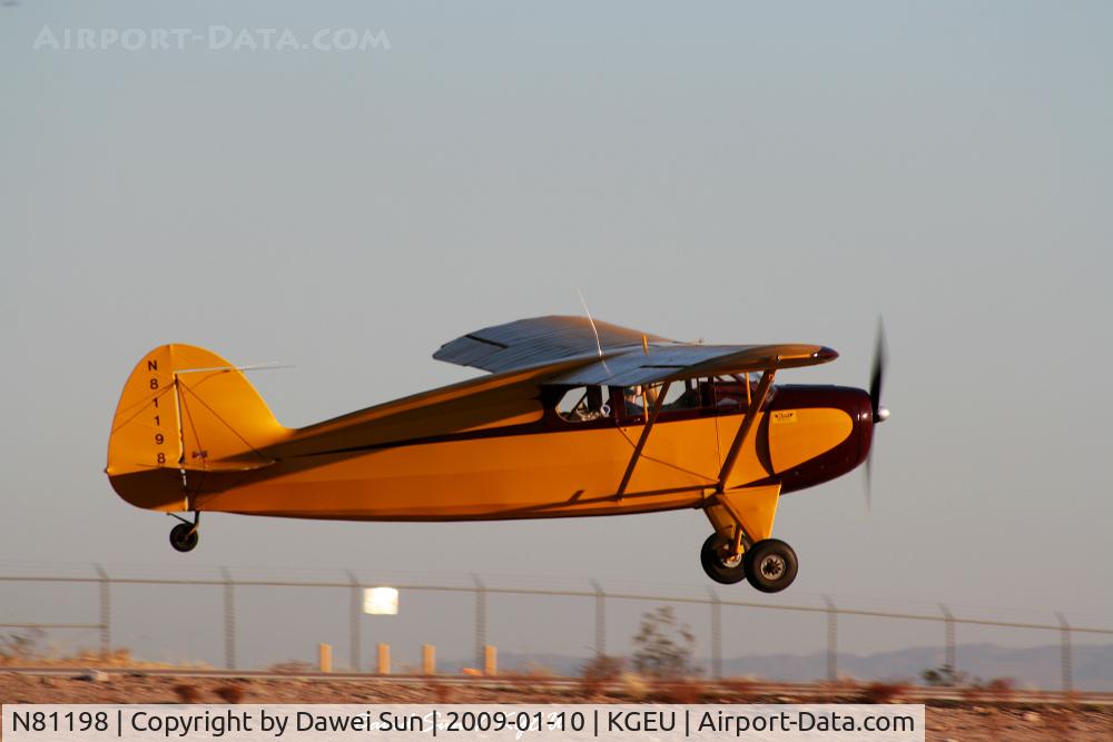 N81198, 1946 Funk B85C C/N 328, Shot @ KGEU