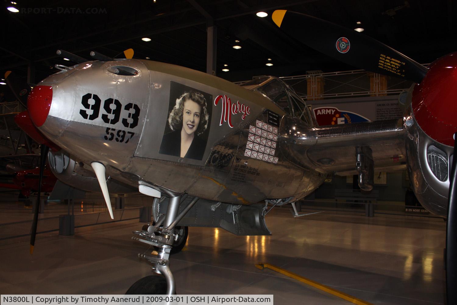N3800L, 1945 Lockheed P-38L-5-LO Lightning C/N 422-8342, EAA AirVenture Museum