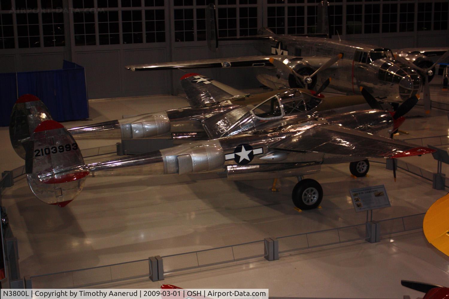 N3800L, 1945 Lockheed P-38L-5-LO Lightning C/N 422-8342, EAA AirVenture Museum