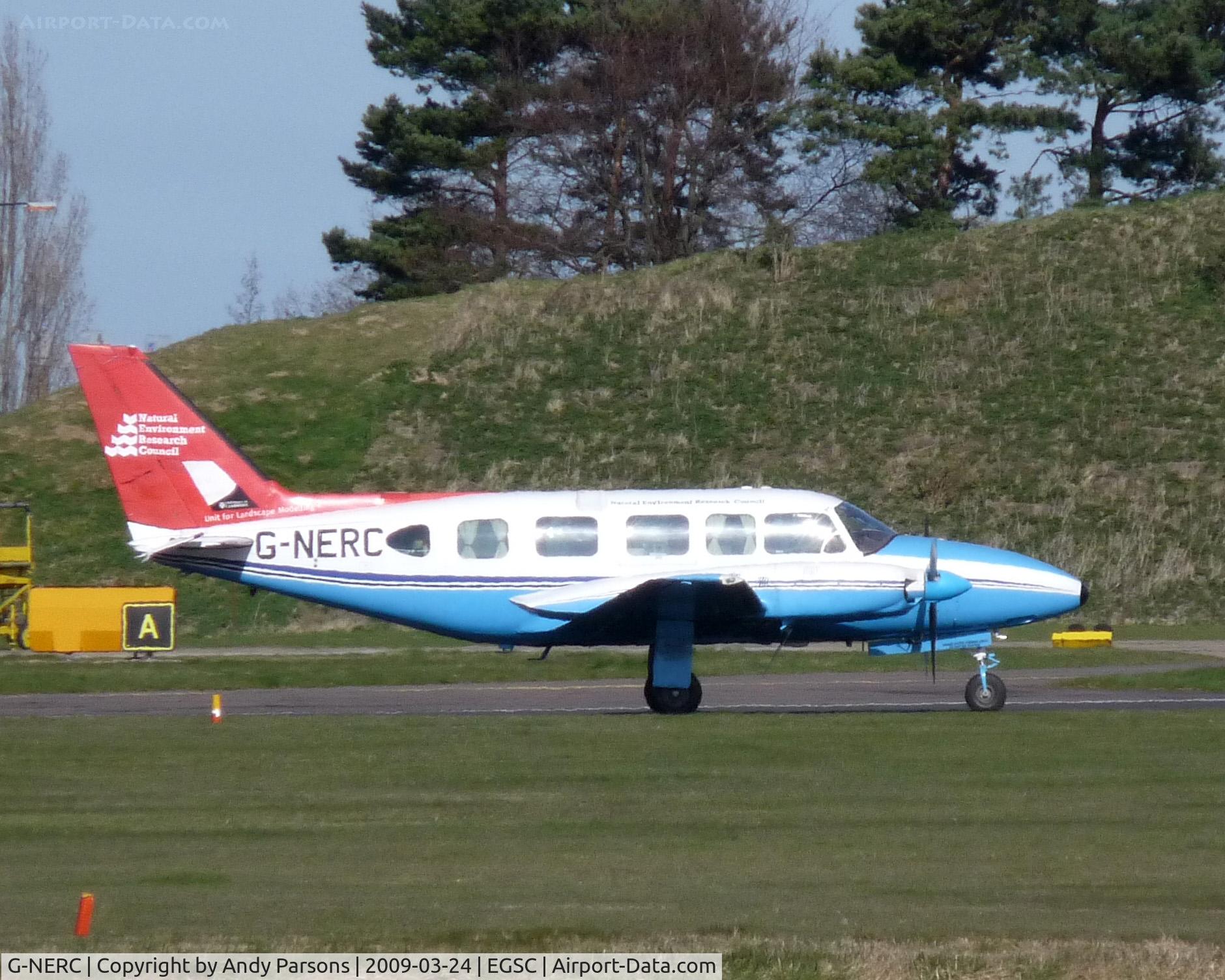 G-NERC, 1974 Piper PA-31-350 Chieftain C/N 31-7405402, G-NERC at Cambridge
