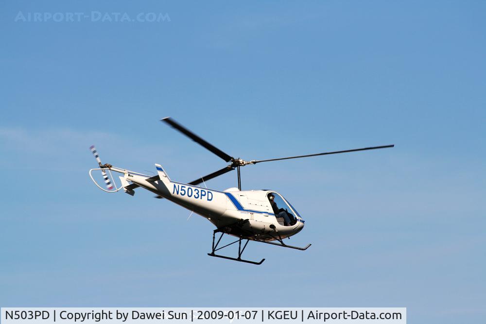 N503PD, Enstrom F-28F Falcon C/N 813, KGEU
