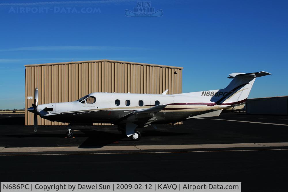 N686PC, 2005 Pilatus PC-12/47 C/N 686, KAVQ