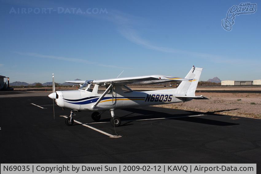 N69035, 1978 Cessna 152 C/N 15282450, KAVQ