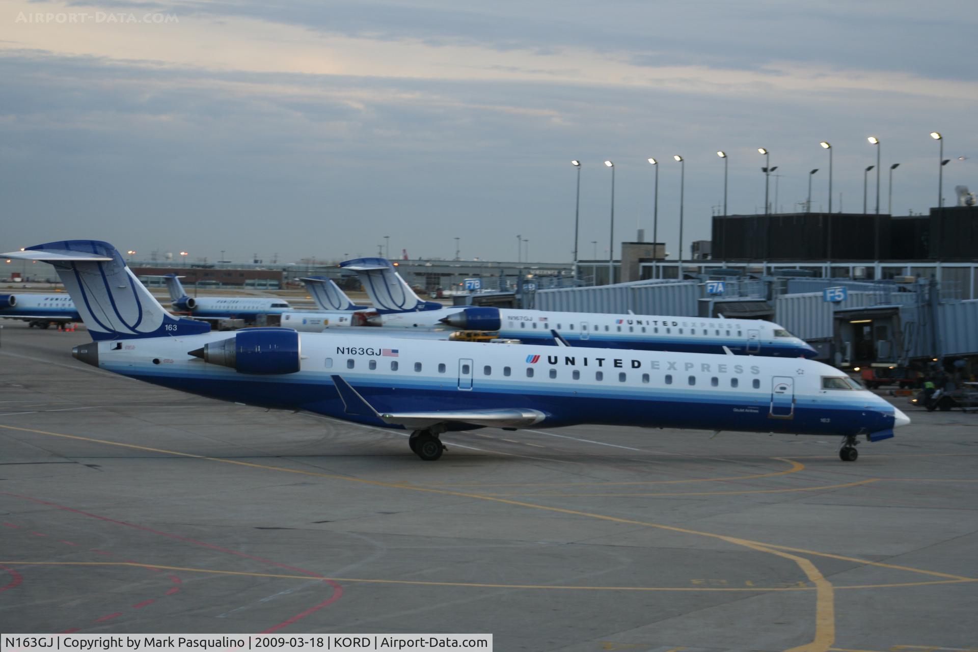 N163GJ, 2006 Bombardier CRJ-702 (CL-600-2C10) Regional Jet C/N 10255, CL-600-2C10