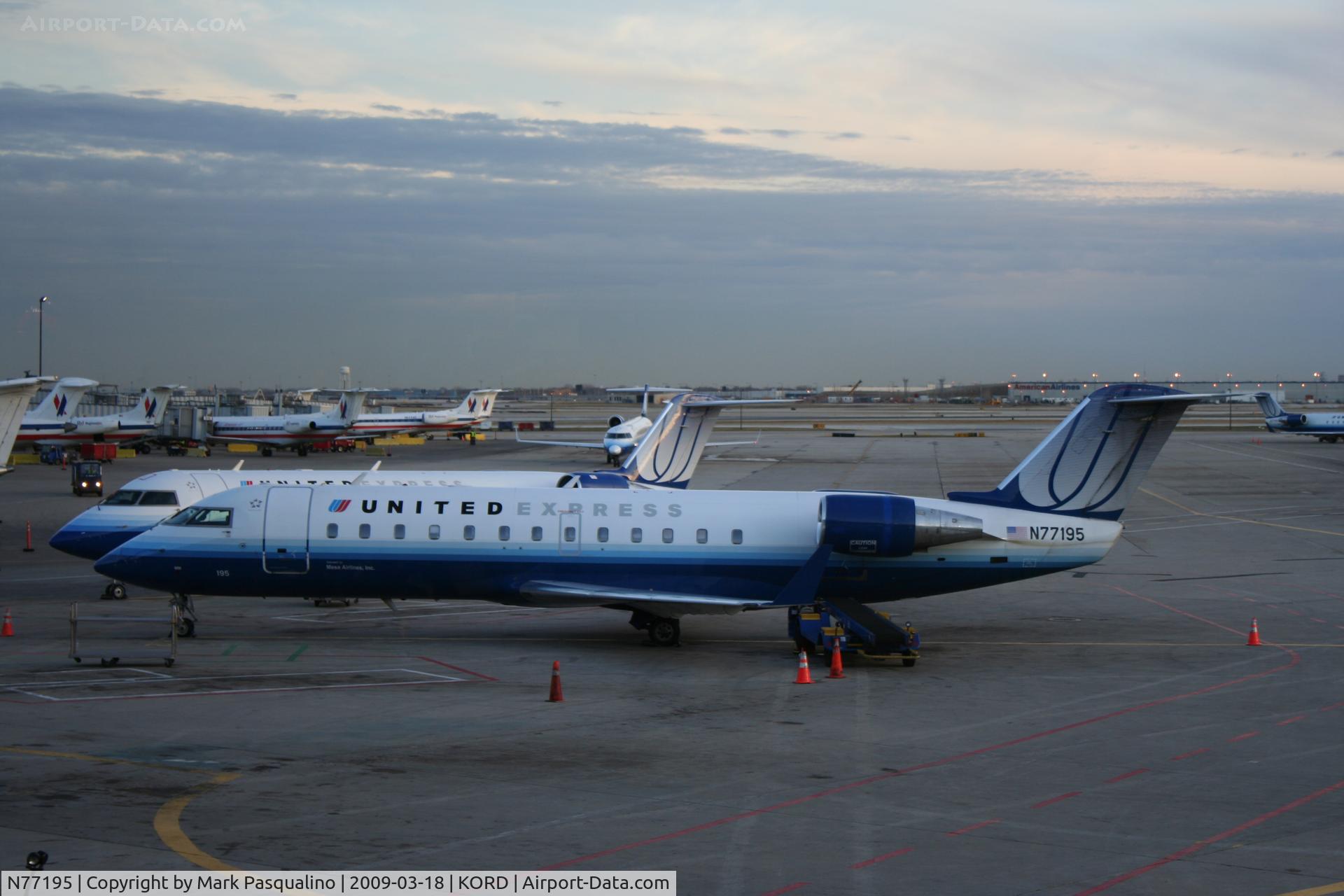 N77195, 1997 Canadair CRJ-200LR (CL-600-2B19) C/N 7195, CL-600-2C10