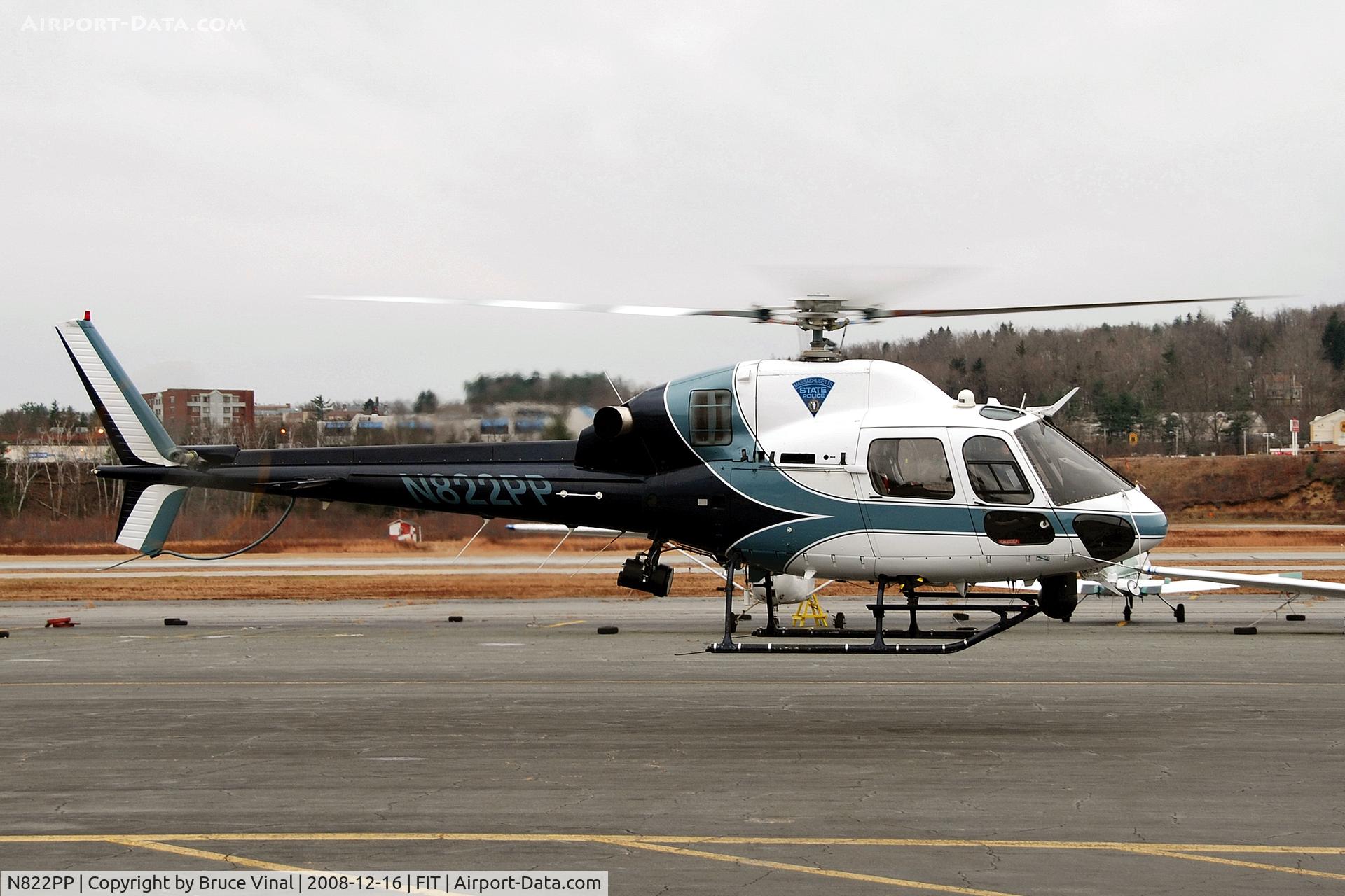 N822PP, 1998 Eurocopter AS-355N Twinstar C/N 5662, Mass. State Police Chopper