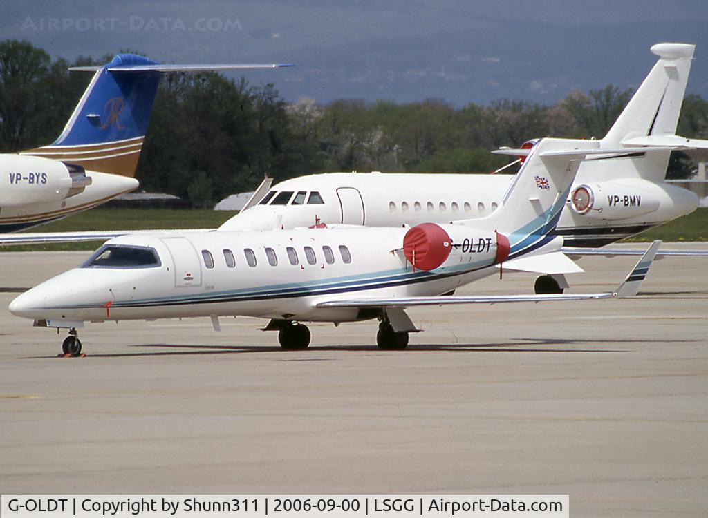 G-OLDT, 2005 Learjet 45 C/N 45-265, Parked at the General Aviation apron...