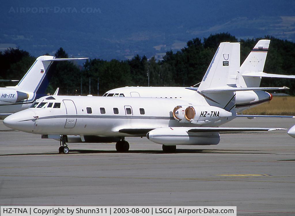 HZ-TNA, 1968 Lockheed L-1329 Jetstar 731 C/N 5120, Parked at the General Aviation apron...