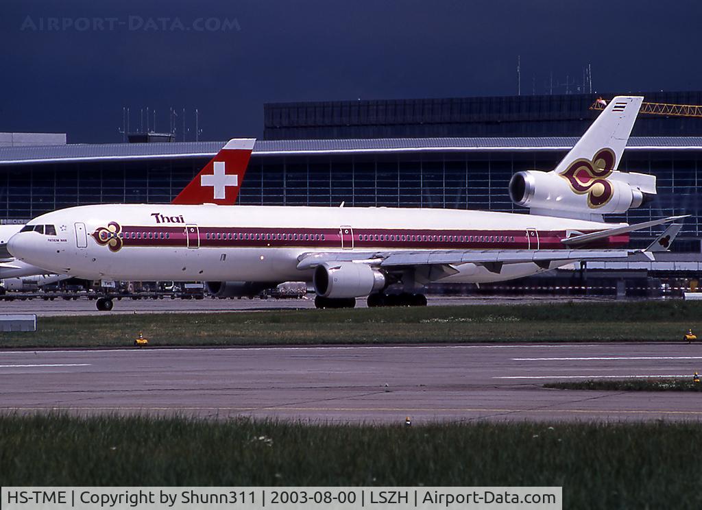 HS-TME, 1991 McDonnell Douglas MD-11F C/N 48417, Taxiing for departure...