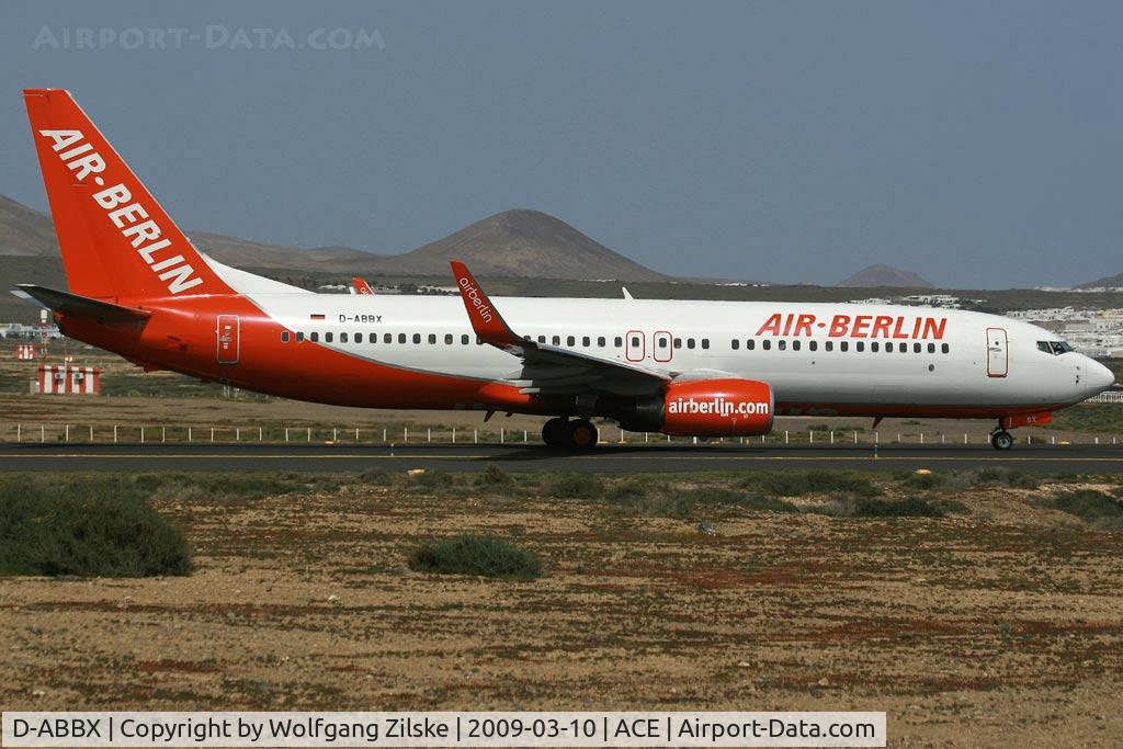 D-ABBX, 2007 Boeing 737-86J C/N 34969, visitor