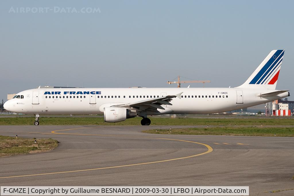 F-GMZE, 1995 Airbus A321-111 C/N 544, Taxiing 32R.