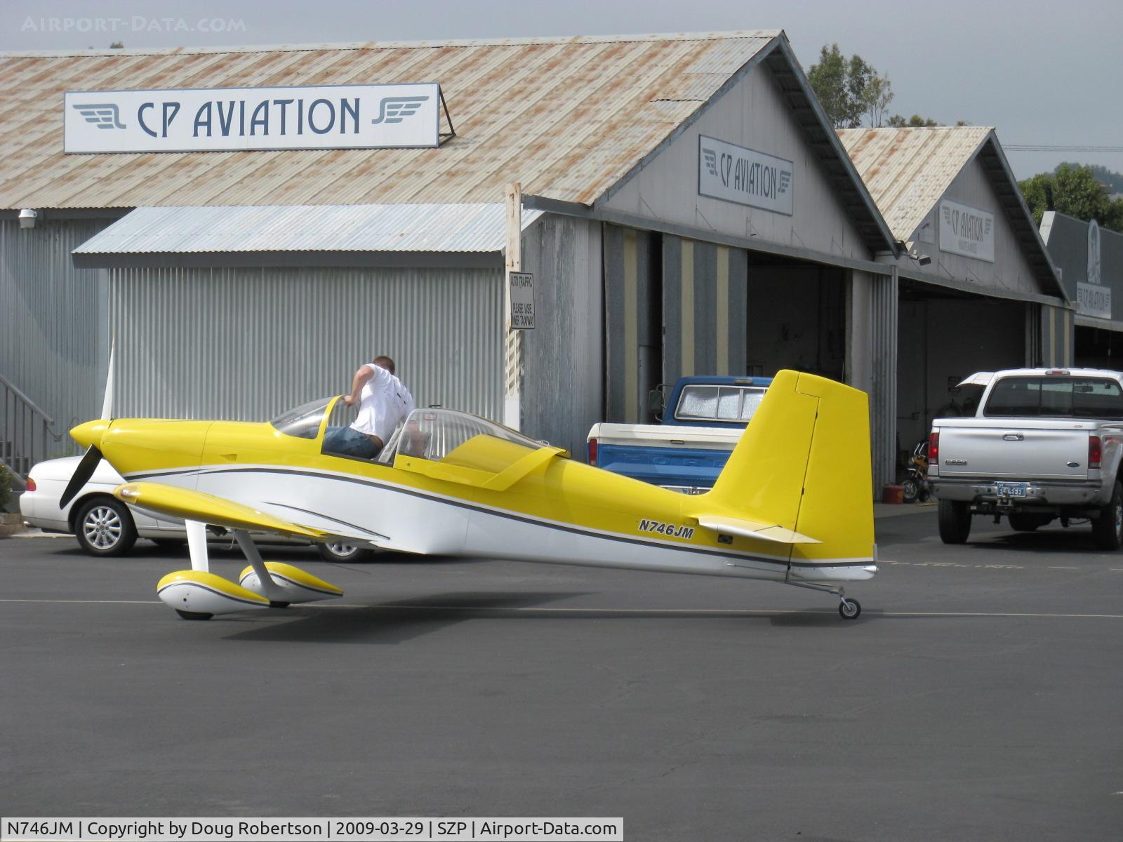 N746JM, 2007 Vans RV-7 C/N 71695, 2007 Malherbe/Malherbe VAN's RV-7