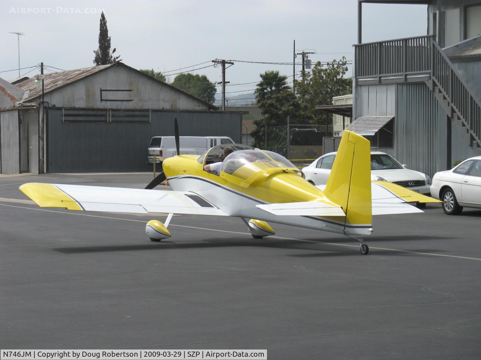 N746JM, 2007 Vans RV-7 C/N 71695, 2007 Malherbe/Malherbe VAN's RV-7