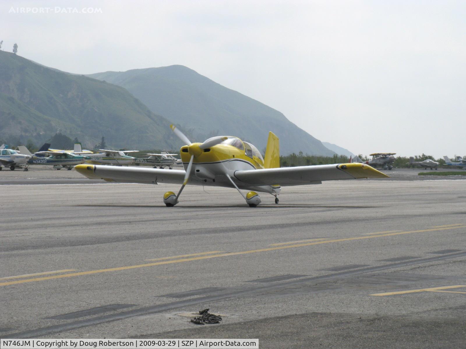 N746JM, 2007 Vans RV-7 C/N 71695, 2007 Malherbe/Malherbe VAN's RV-7, taxi to Rwy 22