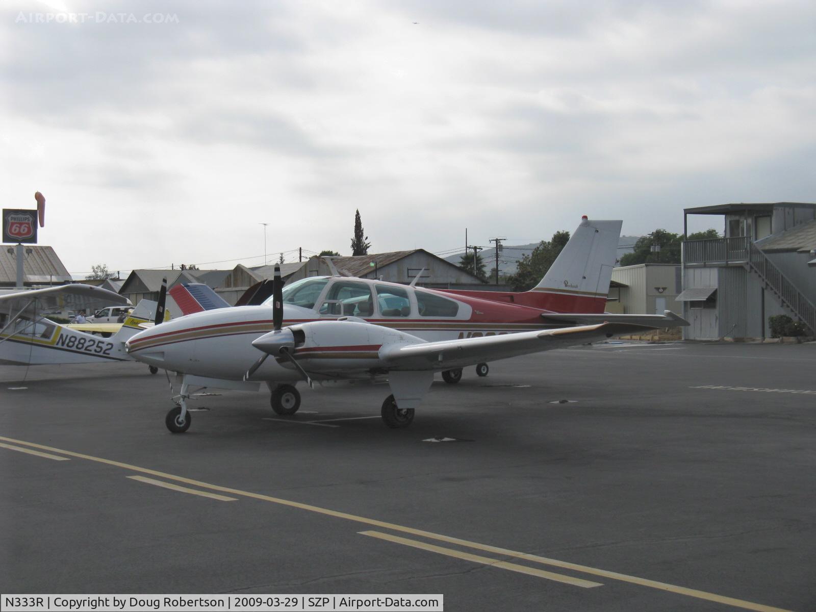N333R, 1966 Beech C55 Baron (95-C55) C/N TE-99, 1966 Beech 95-C55 BARON, two Continental IO-550-C 285 Hp each