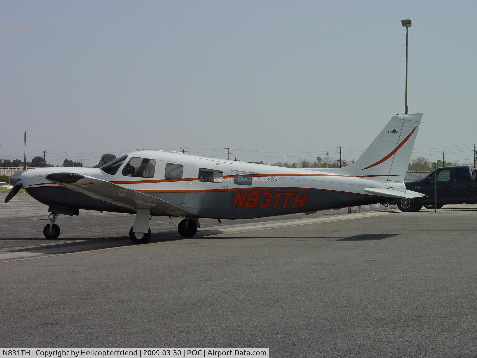 N831TH, 2002 Piper PA-32R-301T Turbo Saratoga C/N 3257283, Waiting at Howard Aviation