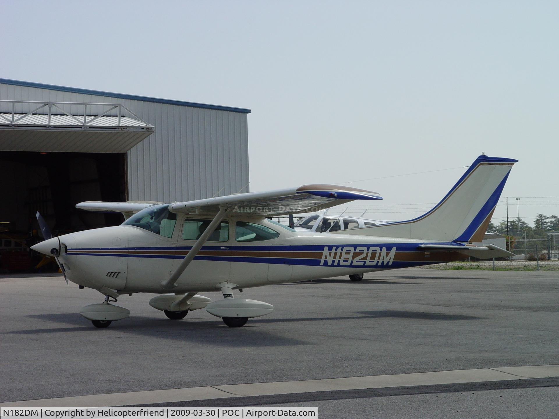 N182DM, 1974 Cessna 182P Skylane C/N 18262783, Parked near Howard Aviation