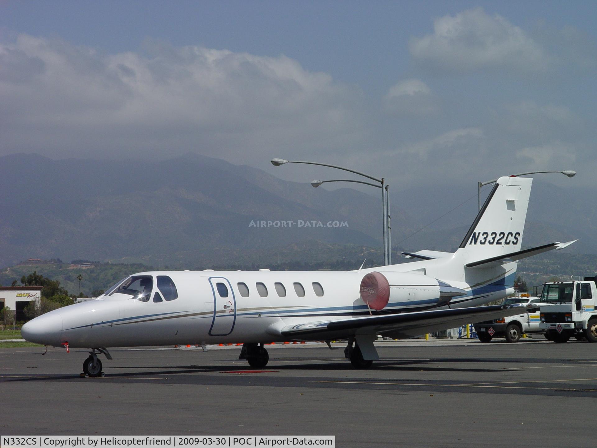 N332CS, 2004 Cessna 550 Citation Bravo C/N 550-1081, Parked in transient parking at Brackett