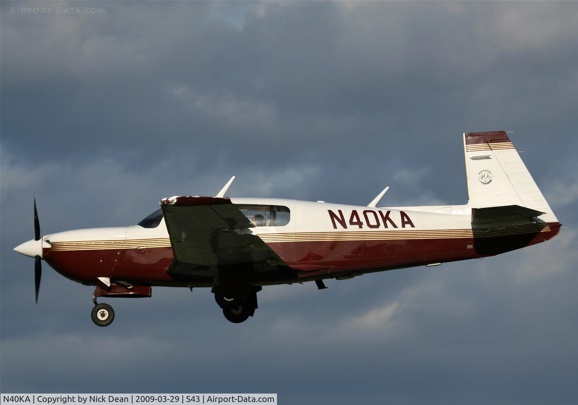 N40KA, 1993 Mooney M20M Bravo C/N 27-0171, S43