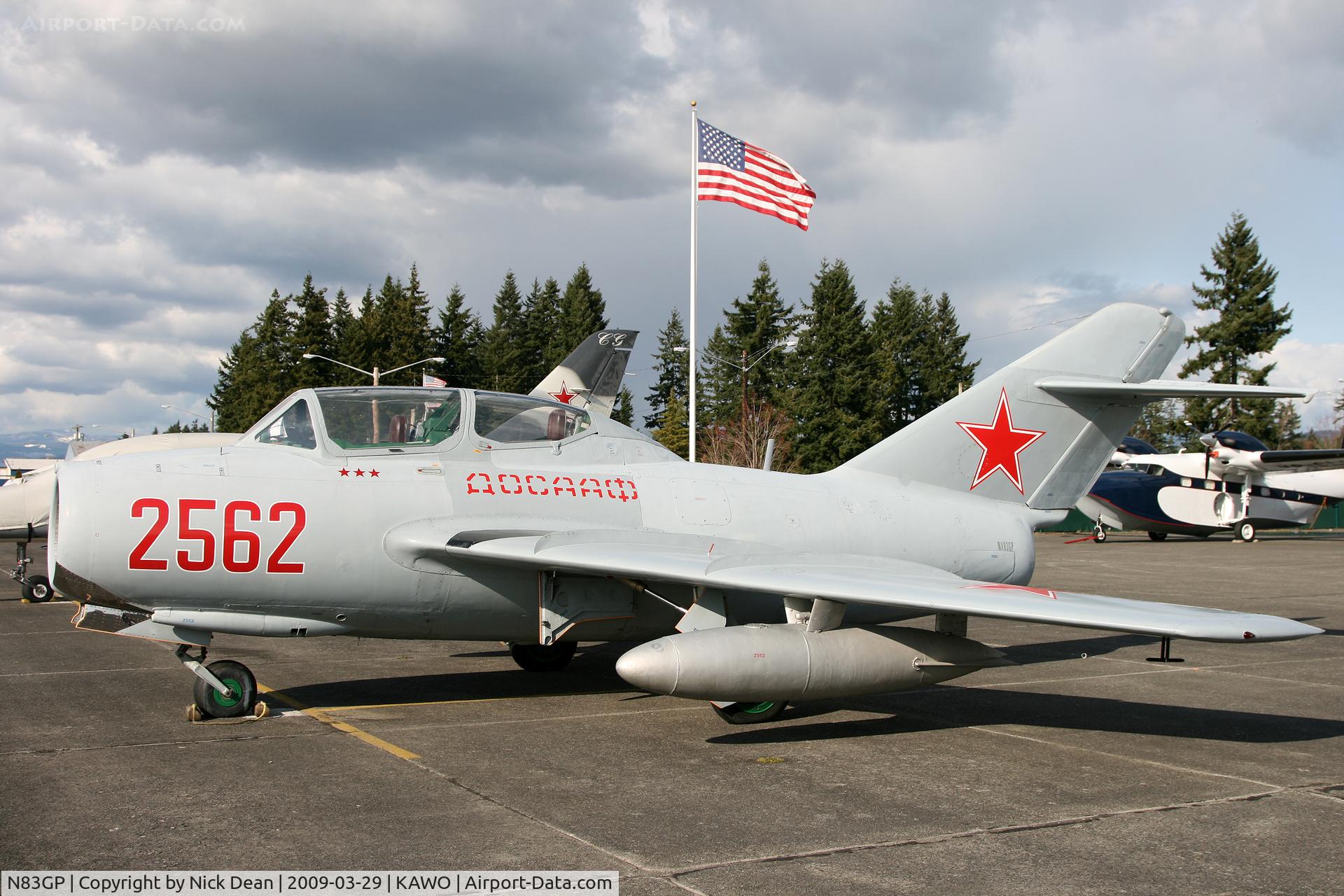 N83GP, 1957 Mikoyan-Gurevich MiG-15UTI C/N 2562, KAWO