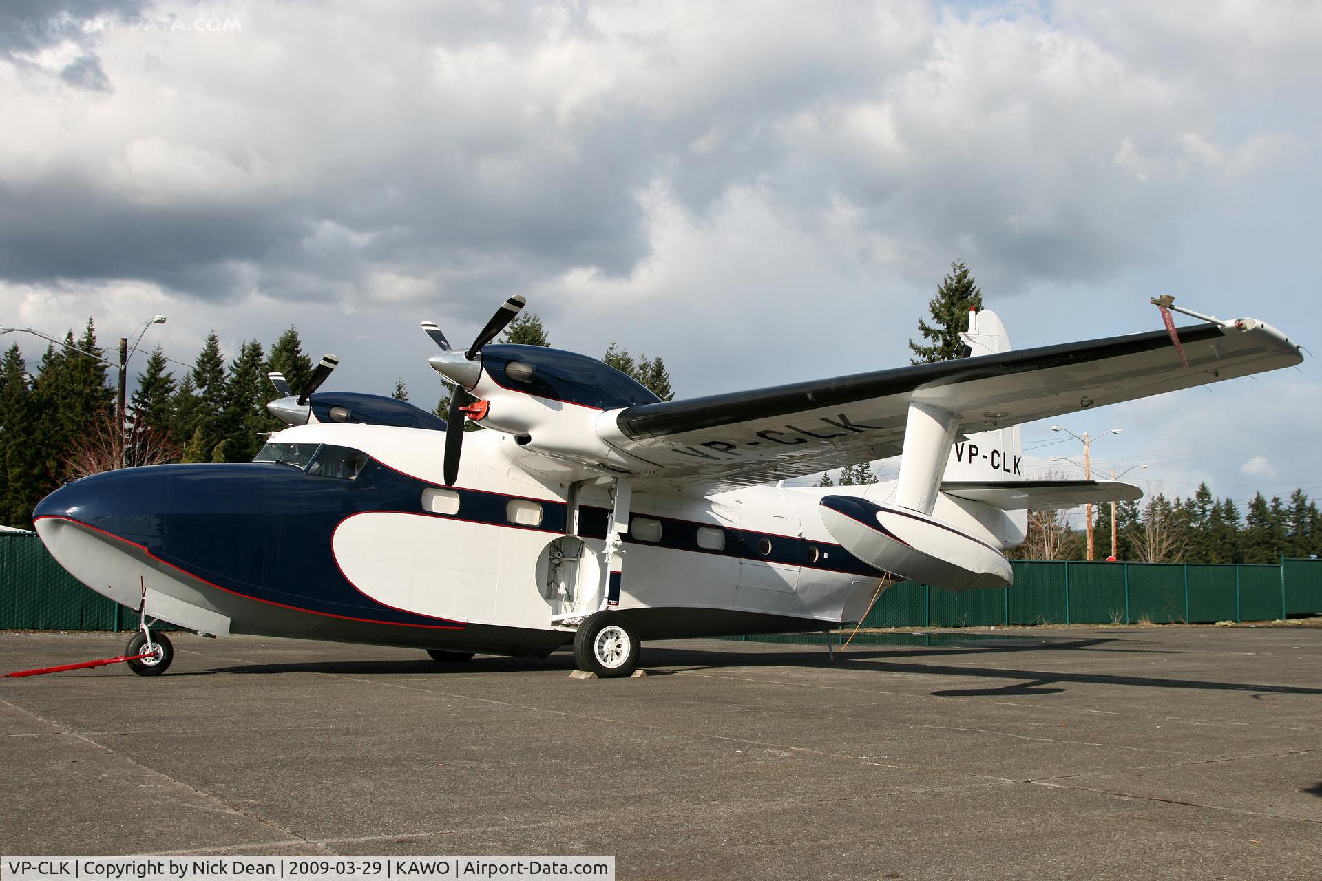 VP-CLK, 1947 Grumman G-73T Turbo Mallard Mallard C/N J-34, KAWO