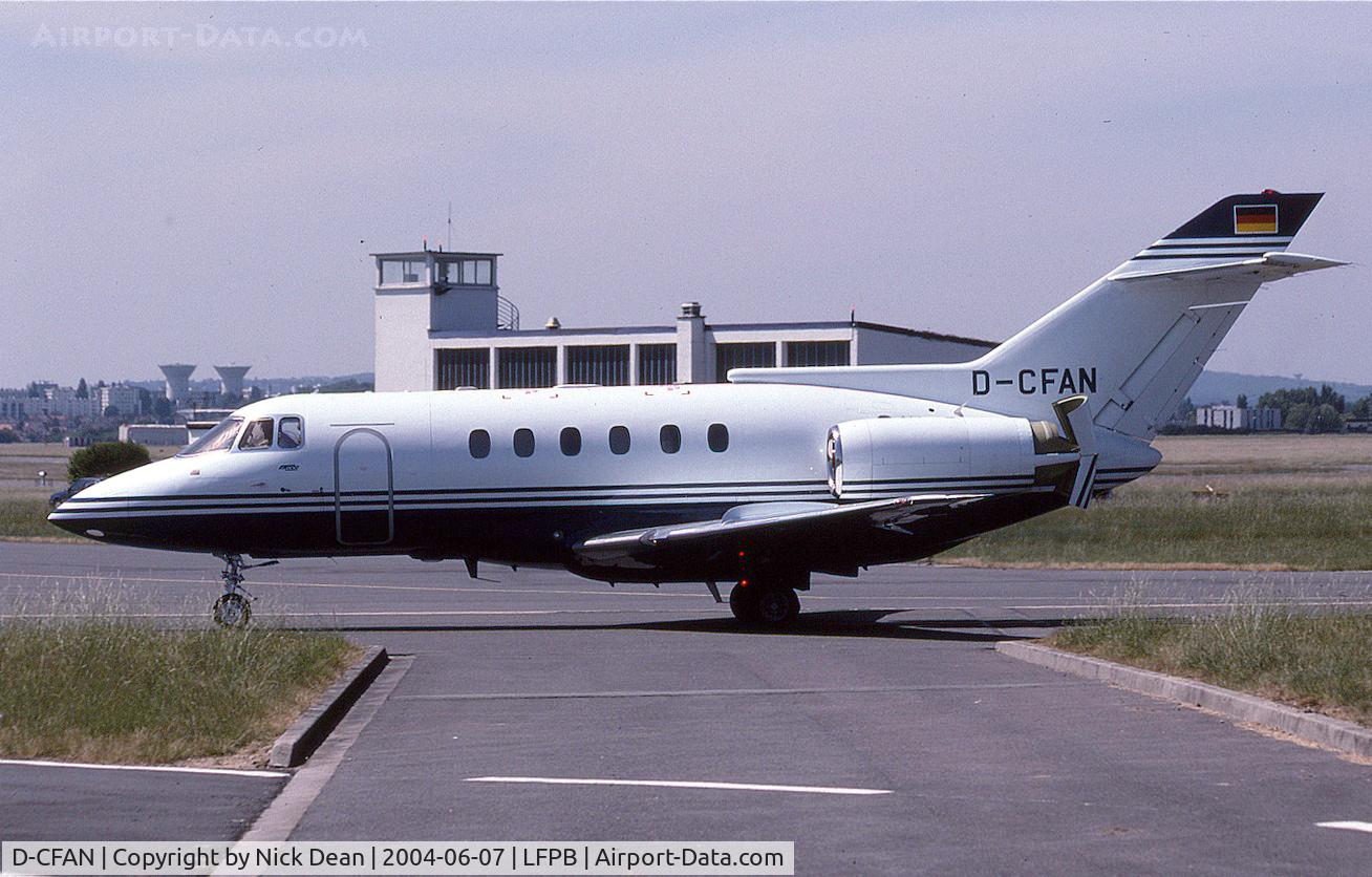 D-CFAN, 1987 British Aerospace BAe.125-800 C/N 258094, LFPB