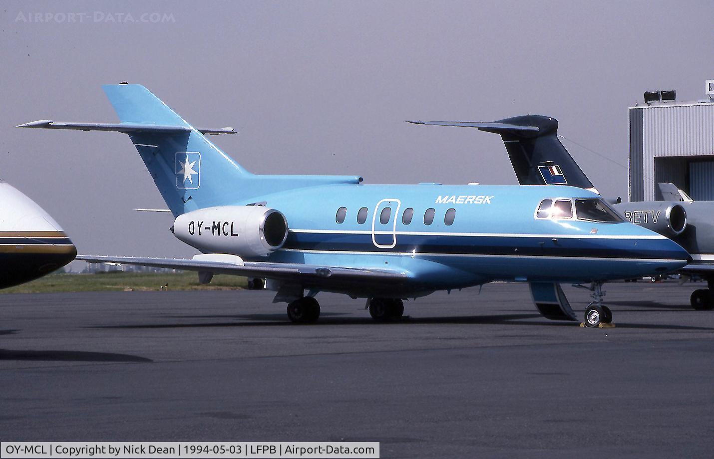 OY-MCL, 1987 British Aerospace BAe.125 Series 800A C/N 258099, LFPB Paris Le Bourget