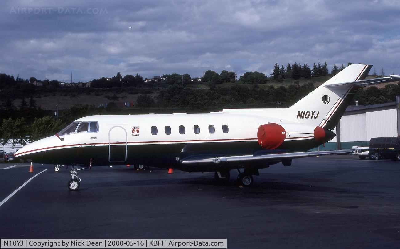 N10YJ, 1987 British Aerospace BAe.125 Series 800A C/N 258099, KBFI