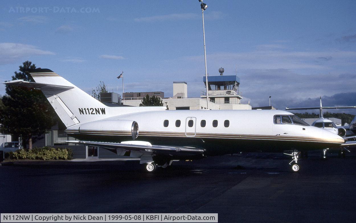 N112NW, 1988 British Aerospace BAe.125-800B C/N 258112, KBFI