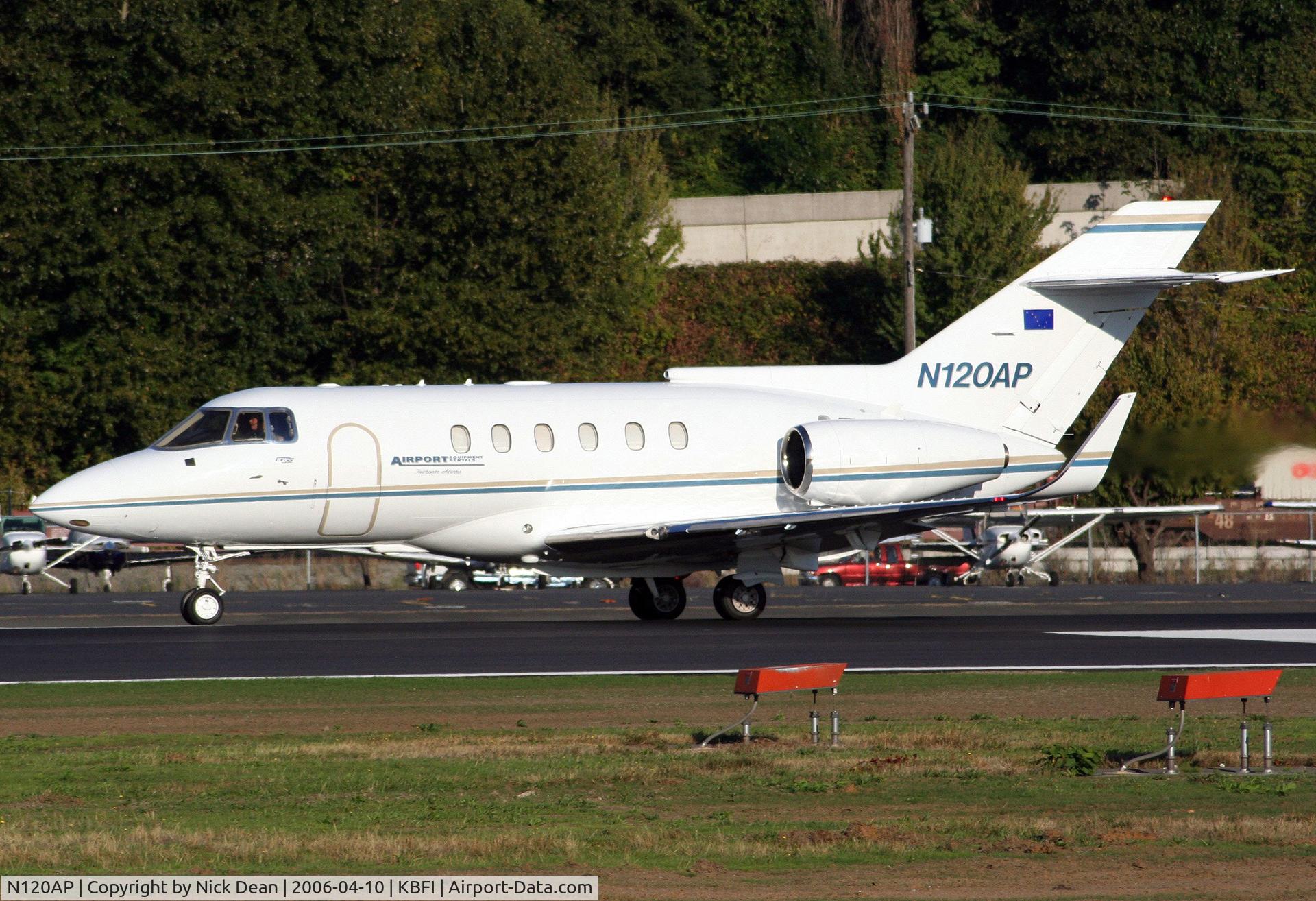 N120AP, 1988 British Aerospace BAe.125 Series 800A C/N 258120, KBFI