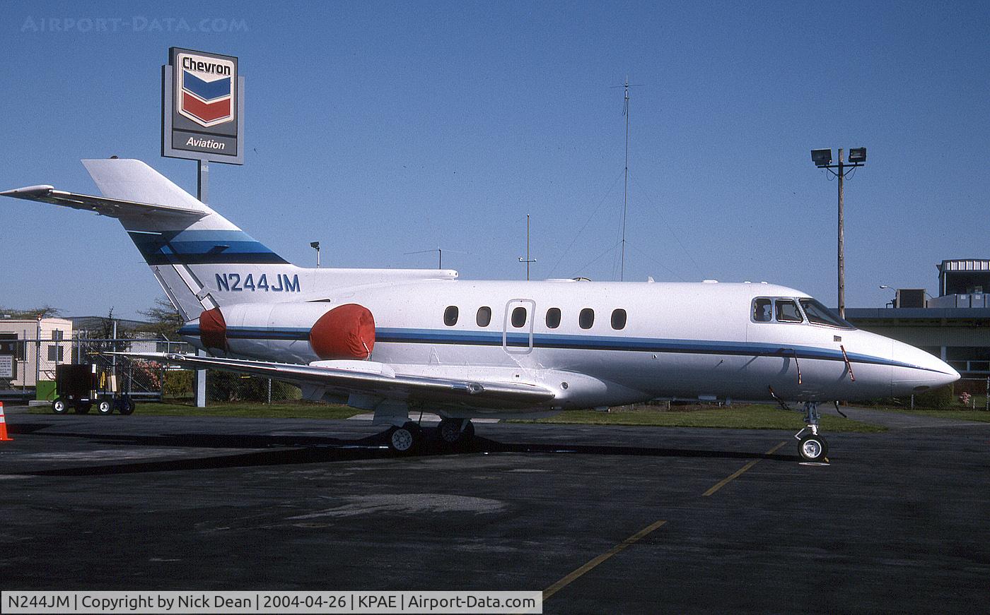 N244JM, 1988 British Aerospace BAe.125-800A C/N 258138, KPAE