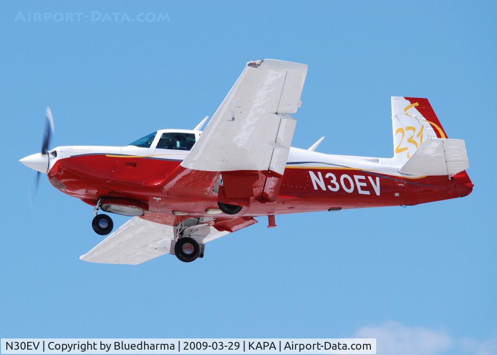 N30EV, 1982 Mooney M20K C/N 25-0708, On final approach to 17L.