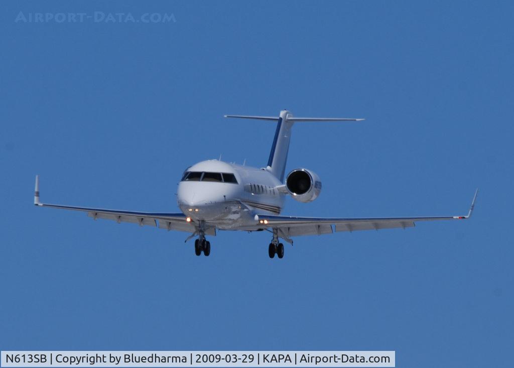 N613SB, 1991 Canadair Challenger 601-3A (CL-600-2B16) C/N 5088, On final approach to 17L.