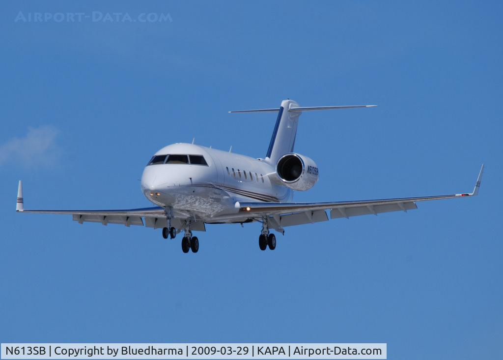 N613SB, 1991 Canadair Challenger 601-3A (CL-600-2B16) C/N 5088, On final approach to 17L.